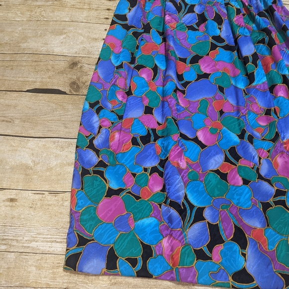 Vintage Silk Skirt - Picture 2 of 10